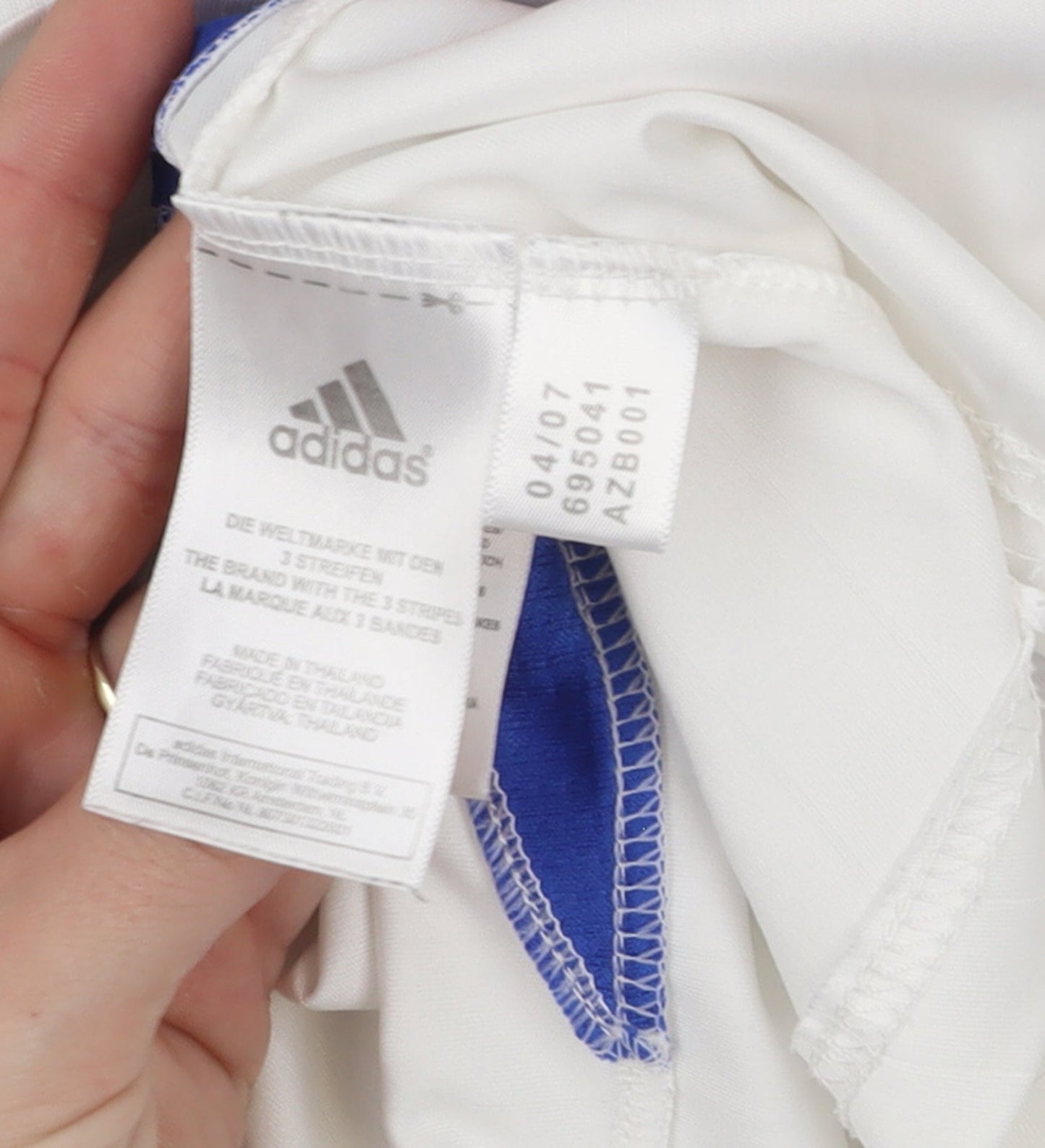 Adidas France 2006 Zidane #10 Men's White Home Football Shirt M
