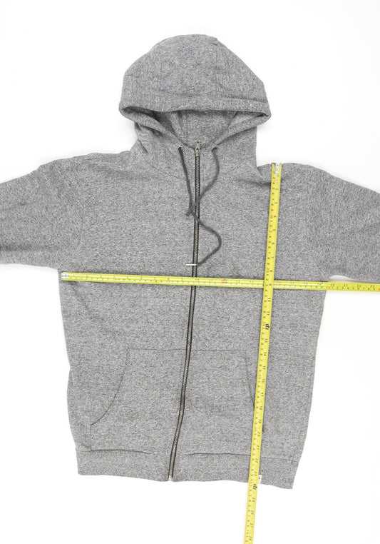 BellField Men's Grey Full Zip Hoodie Size M Casual Fleece
