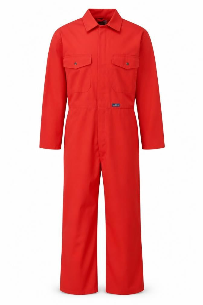Work King Men Red Regular Fit Cargo Workwear Trousers S