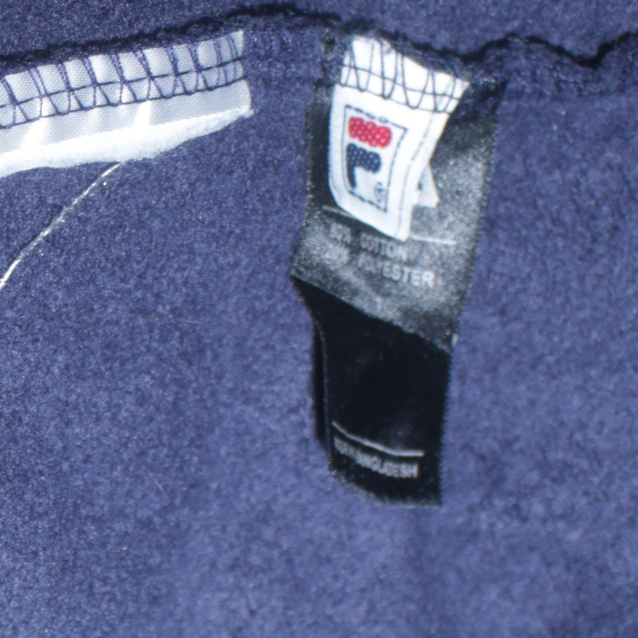 FILA Men's Blue Crew Neck Logo Sweatshirt Size L
