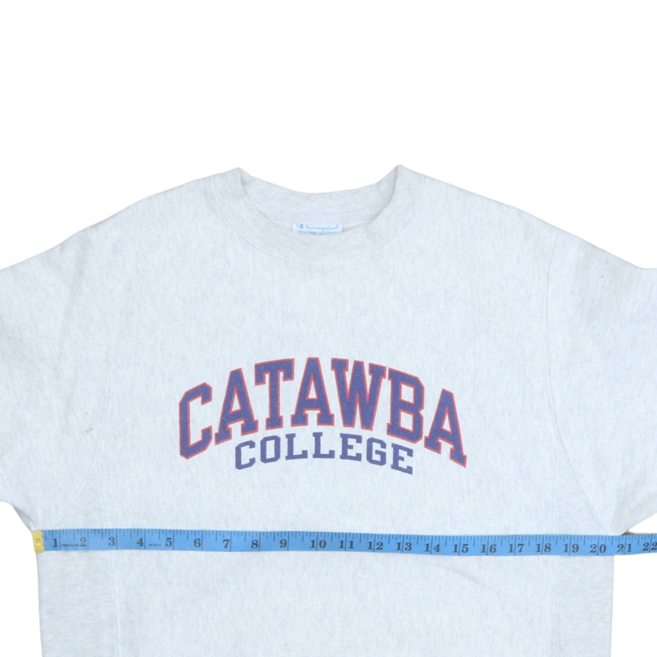 Champion Men's Grey Small Reverse Weave College Sweatshirt
