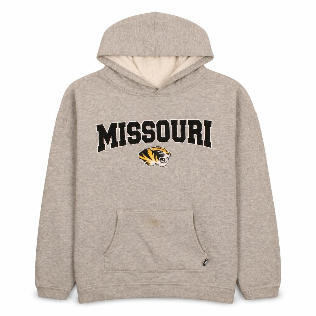Starter Men’s Grey Missouri Pullover Hoodie XL College Fleece
