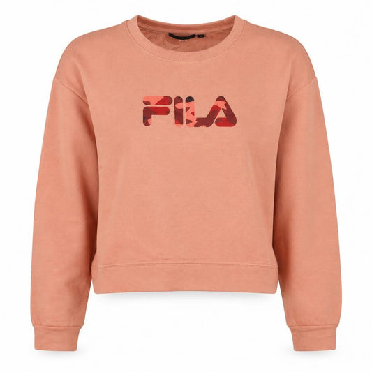 FILA Womens Pink Crew Neck Pullover Sweatshirt M