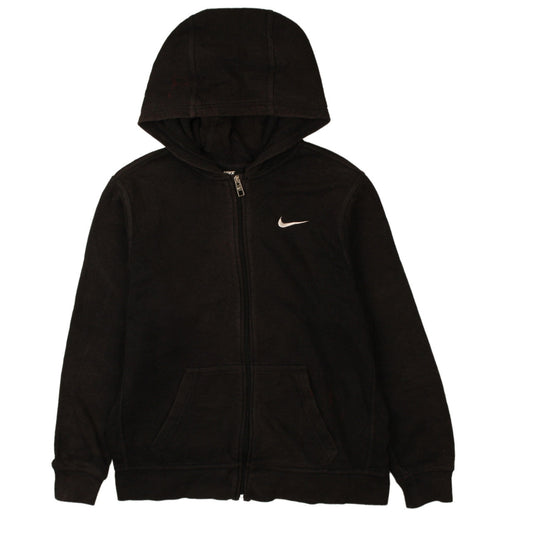 Nike Boys Black Full Zip Fleece Hoodie XL 13-15 Years Sportswear