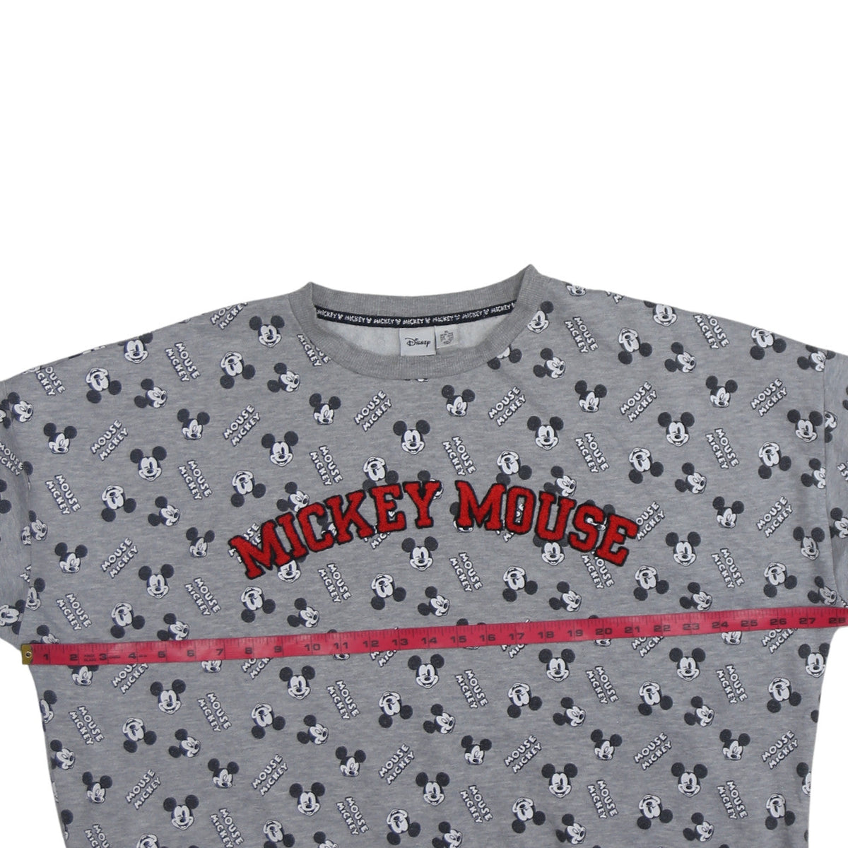 Disney Womens Grey Mickey Mouse Print Sweatshirt XL