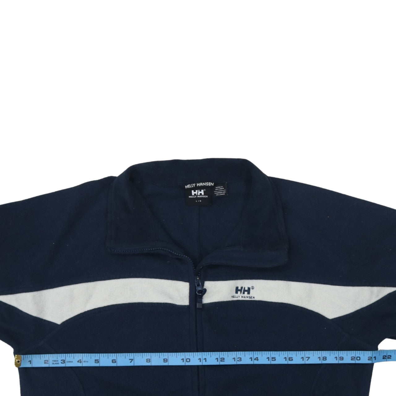 Helly Hansen Men's Blue Full Zip Fleece Sweatshirt Size L