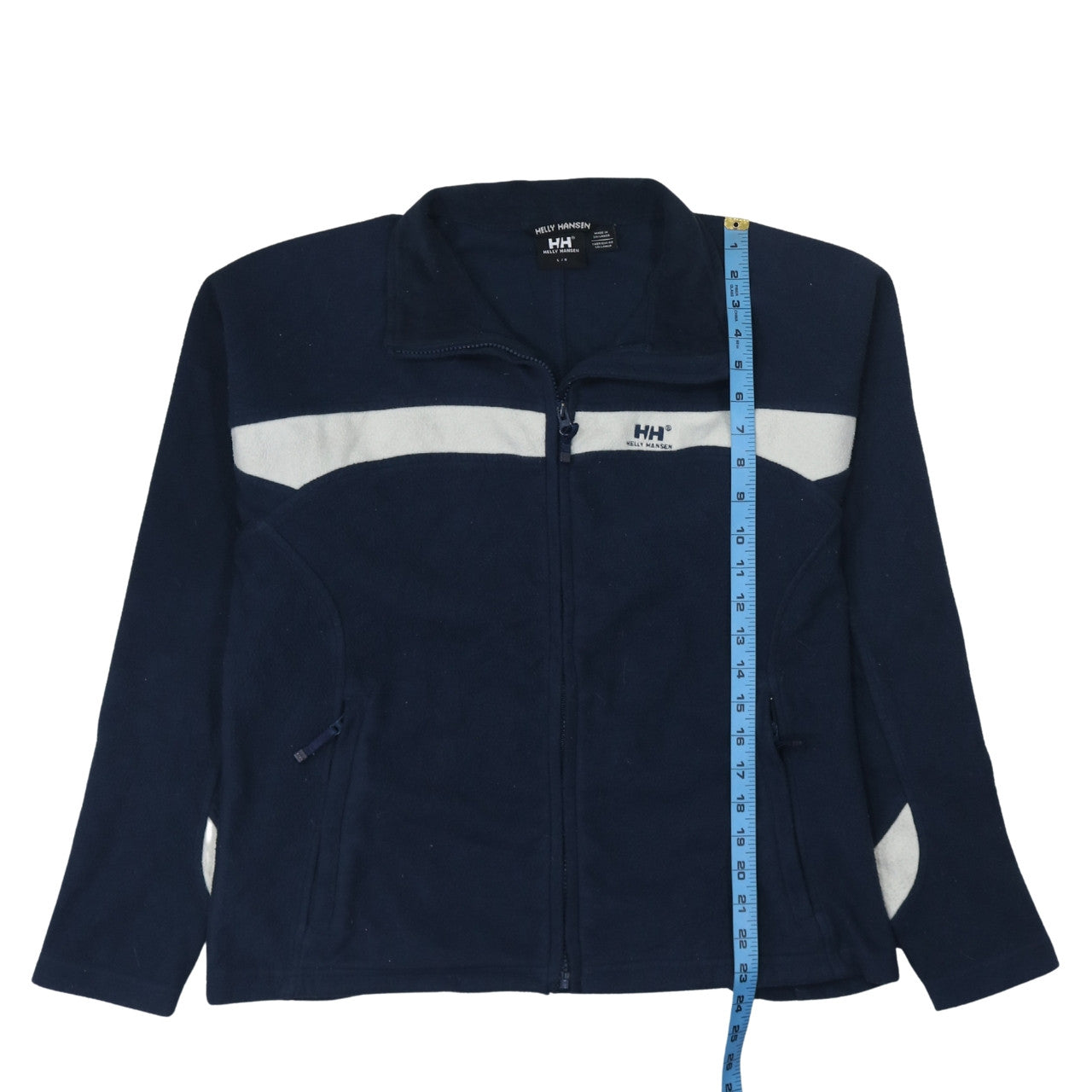 Helly Hansen Men's Blue Full Zip Fleece Sweatshirt Size L