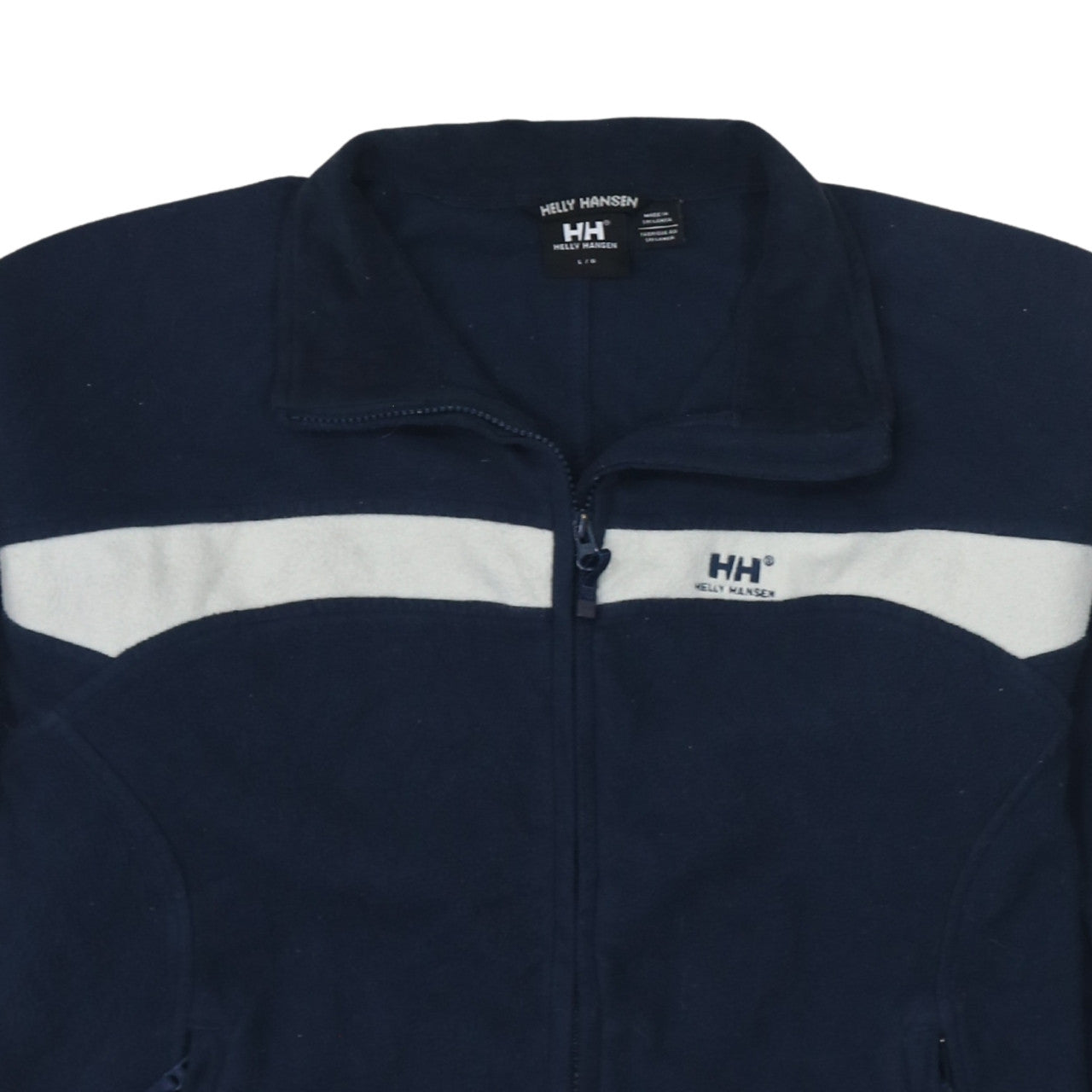 Helly Hansen Men's Blue Full Zip Fleece Sweatshirt Size L