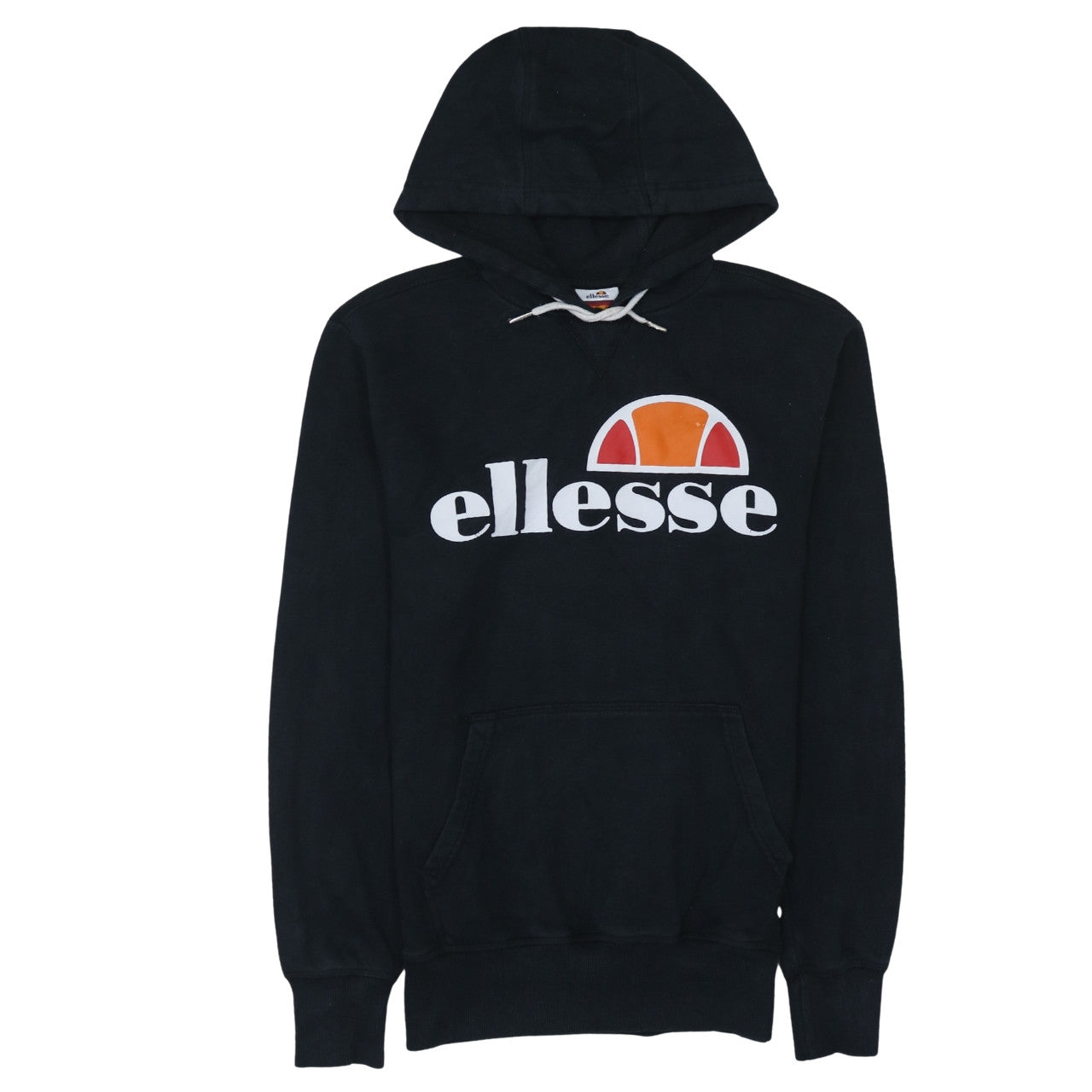 Ellesse Women's Black Pullover Hoodie UK 8 Casual Sportswear