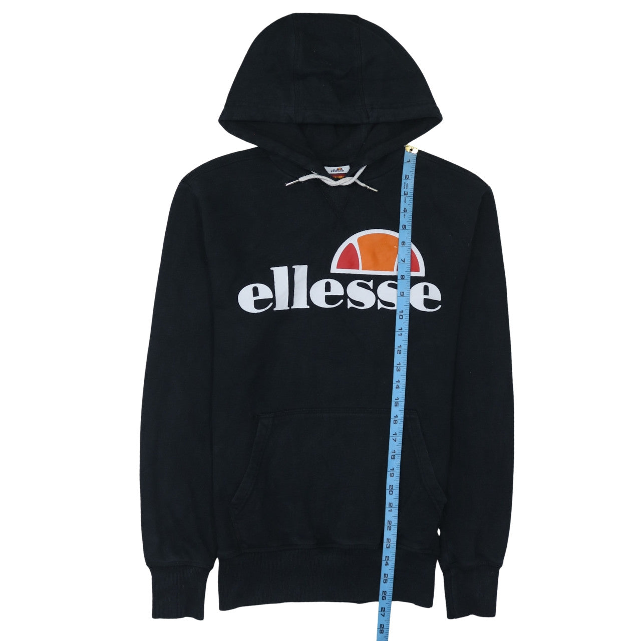 Ellesse Women's Black Pullover Hoodie UK 8 Casual Sportswear