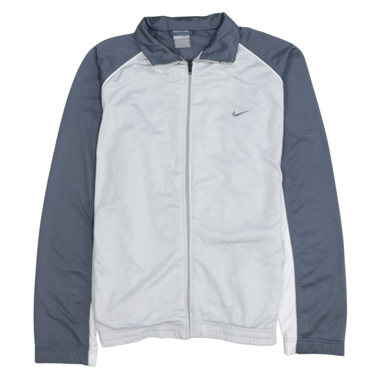Nike Men's Grey Track Jacket XL Regular Fit Full Zip Activewear