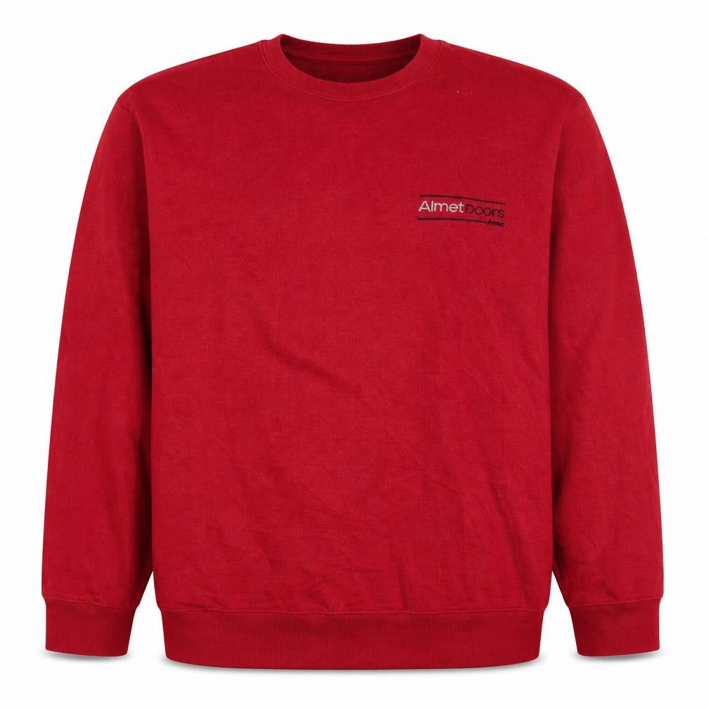 Dickies Mens Red XL Pullover Sweatshirt Crew Neck Workwear
