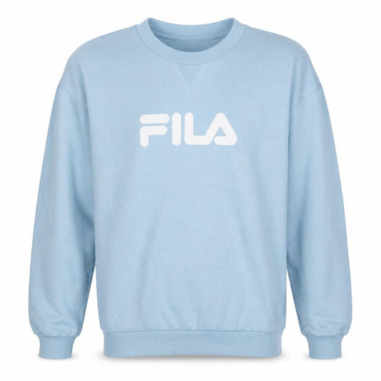 Fila Mens Blue Crew Neck Pullover Sweatshirt L Sportswear