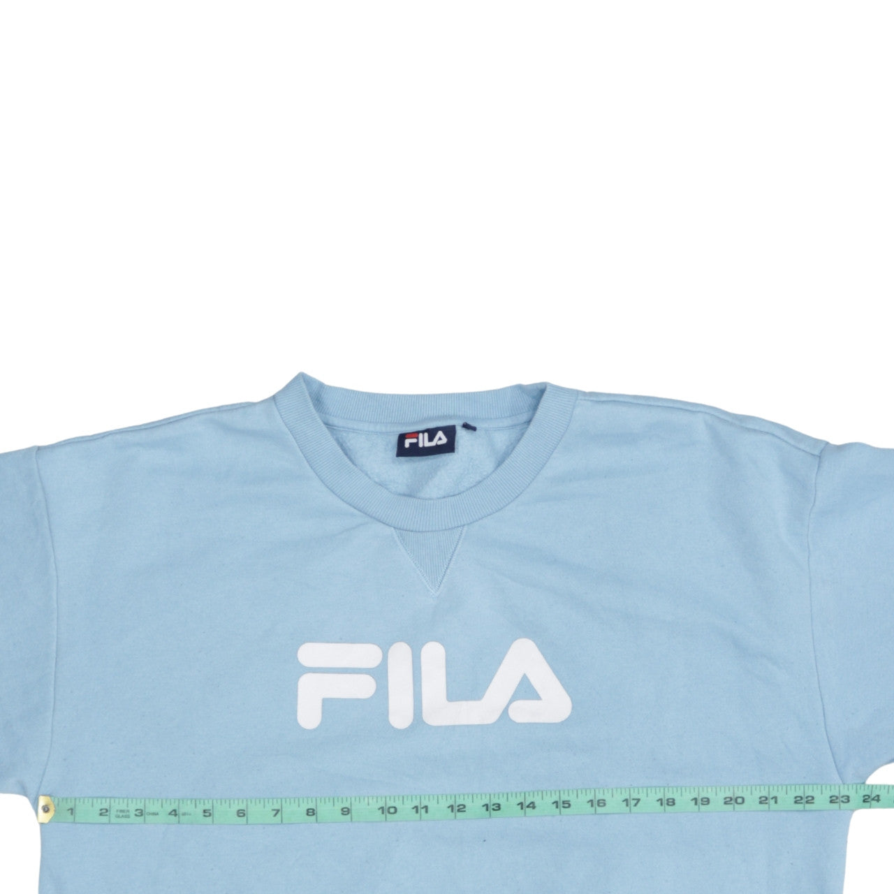 Fila Mens Blue Crew Neck Pullover Sweatshirt L Sportswear