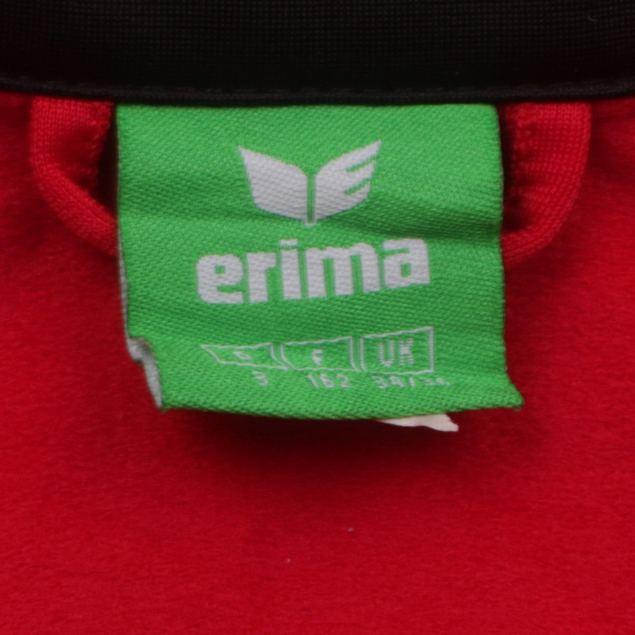 Erima Boys Red Track Jacket FC Alpnach Football Zip Lightweight 14 Years