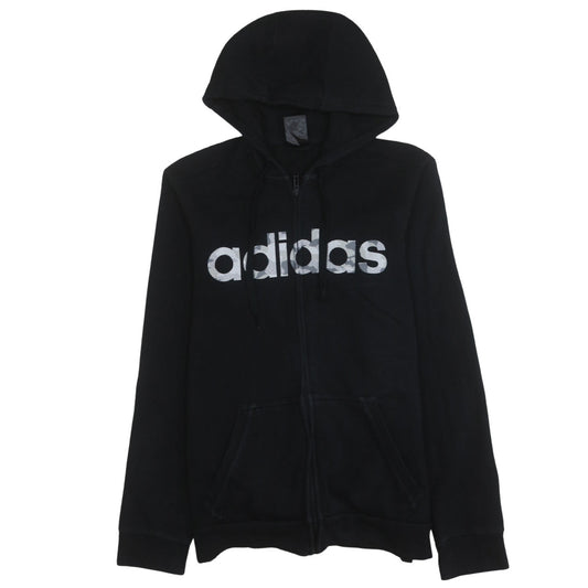 Adidas Men's Black Full Zip Hoodie Size S Sports Fleece