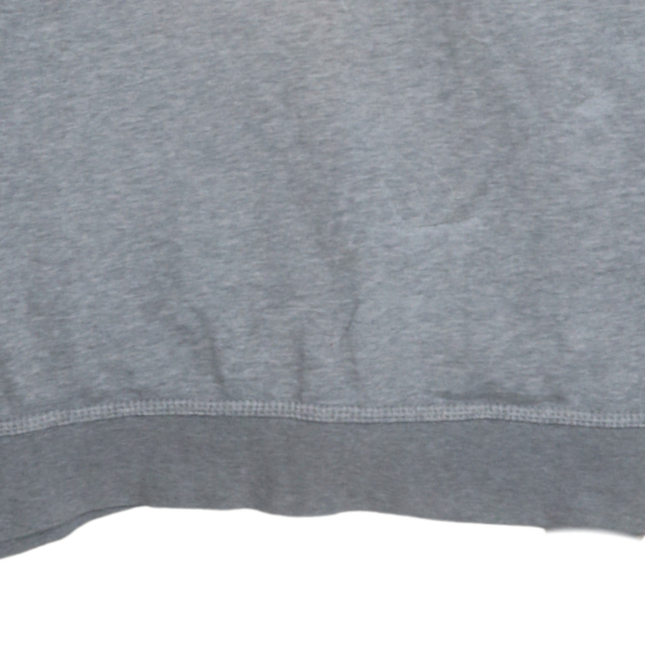 Nike Men's Grey Crew Neck Sweatshirt L Long Cotton Blend
