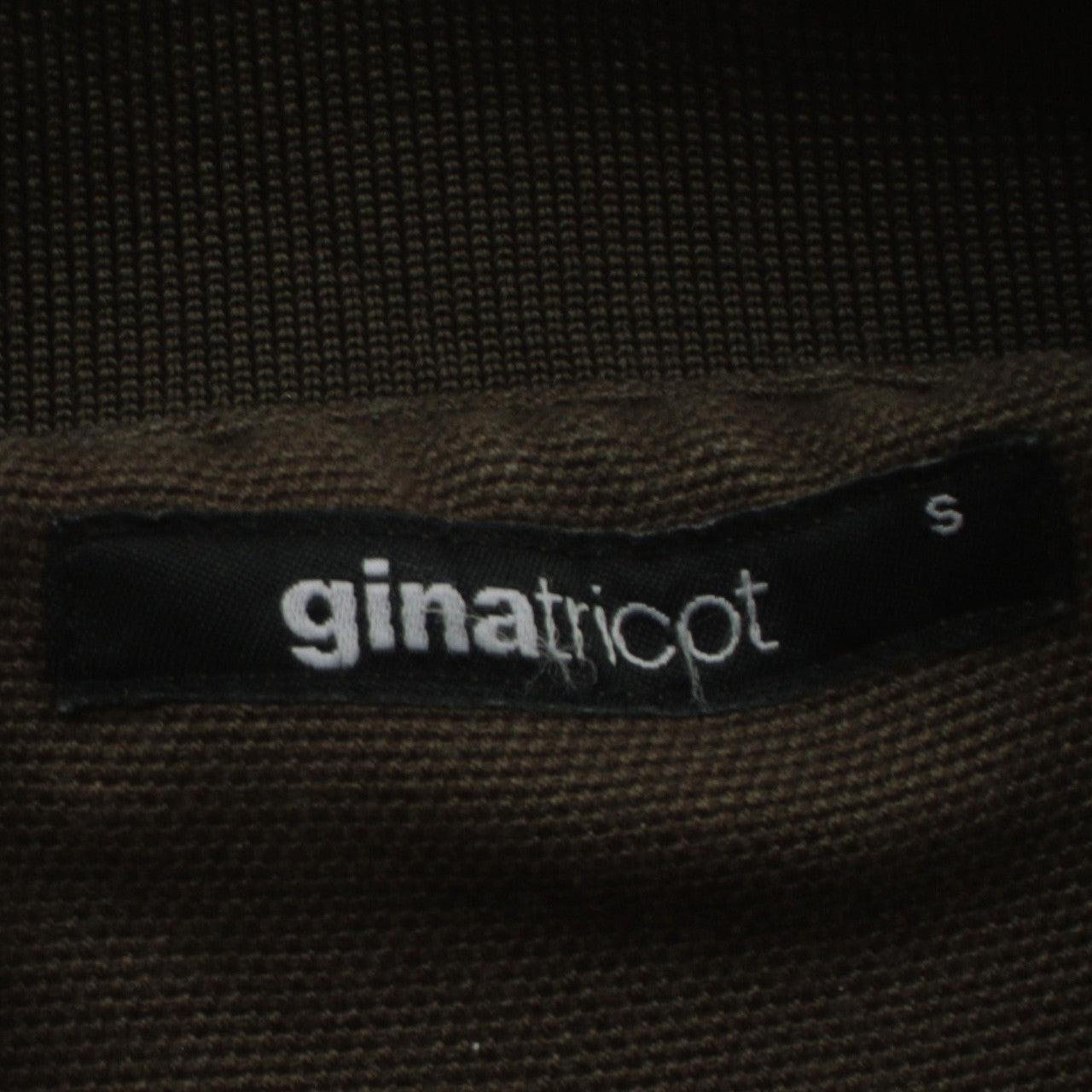 Gina Tricot Men’s Brown Cotton Blend Full Zip Bomber Jacket Size S