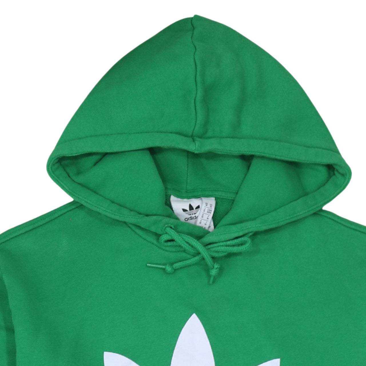 Adidas Mens Green Pullover Hoodie M Sports Fleece Sweatshirt