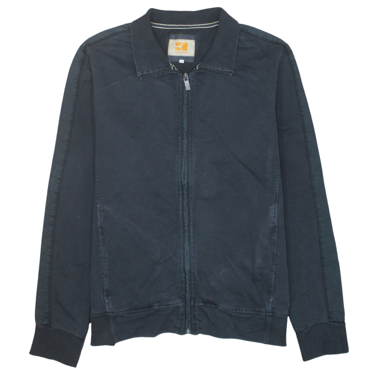 Boss Orange Men's Black XL Full Zip Cotton Casual Jacket