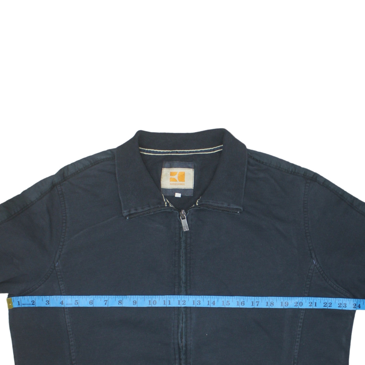 Boss Orange Men's Black XL Full Zip Cotton Casual Jacket