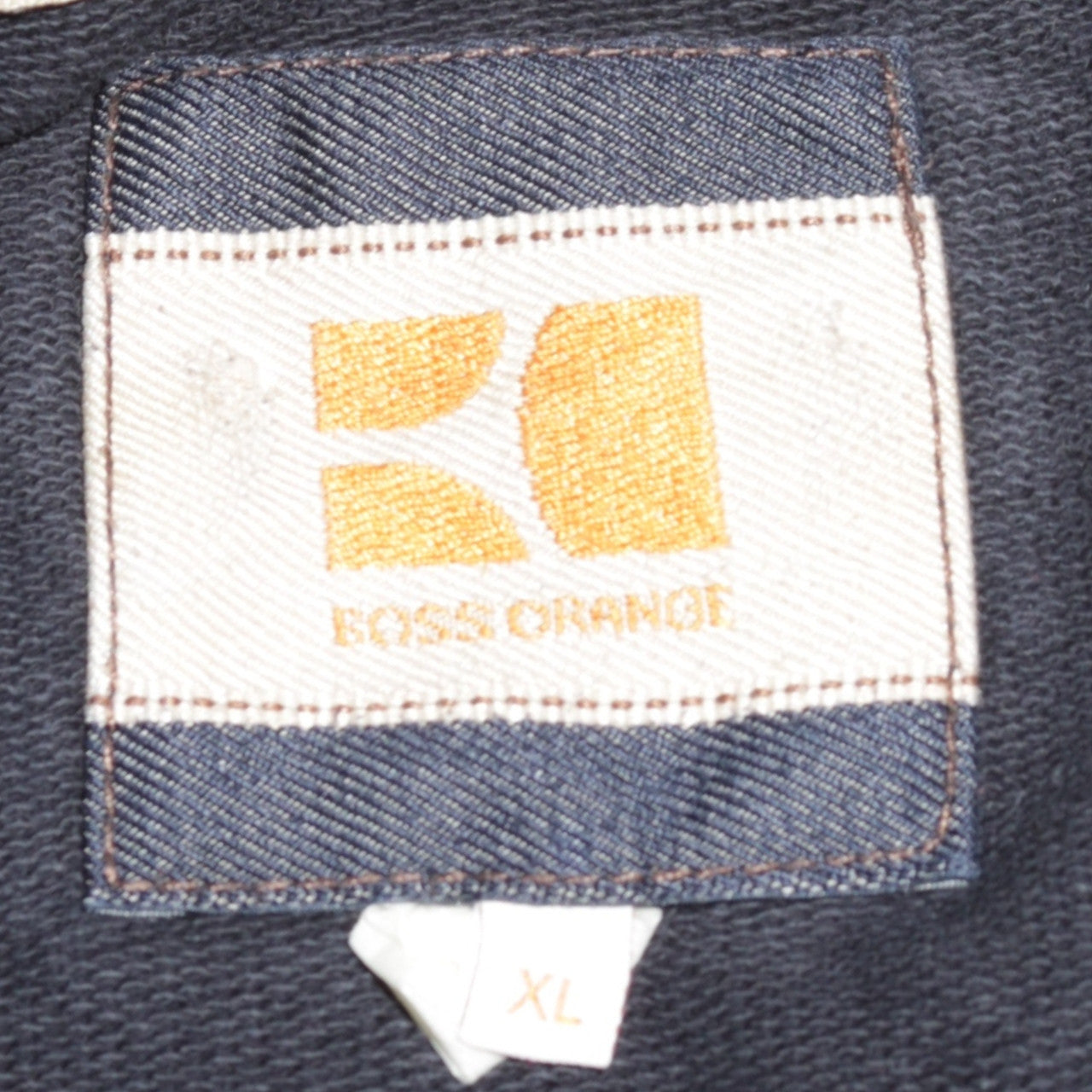 Boss Orange Men's Black XL Full Zip Cotton Casual Jacket