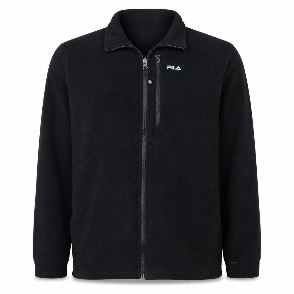 Fila Men's Black 2XL Full Zip Fleece Jacket