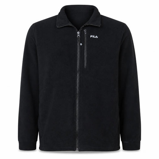 Fila Men's Black 2XL Full Zip Fleece Jacket