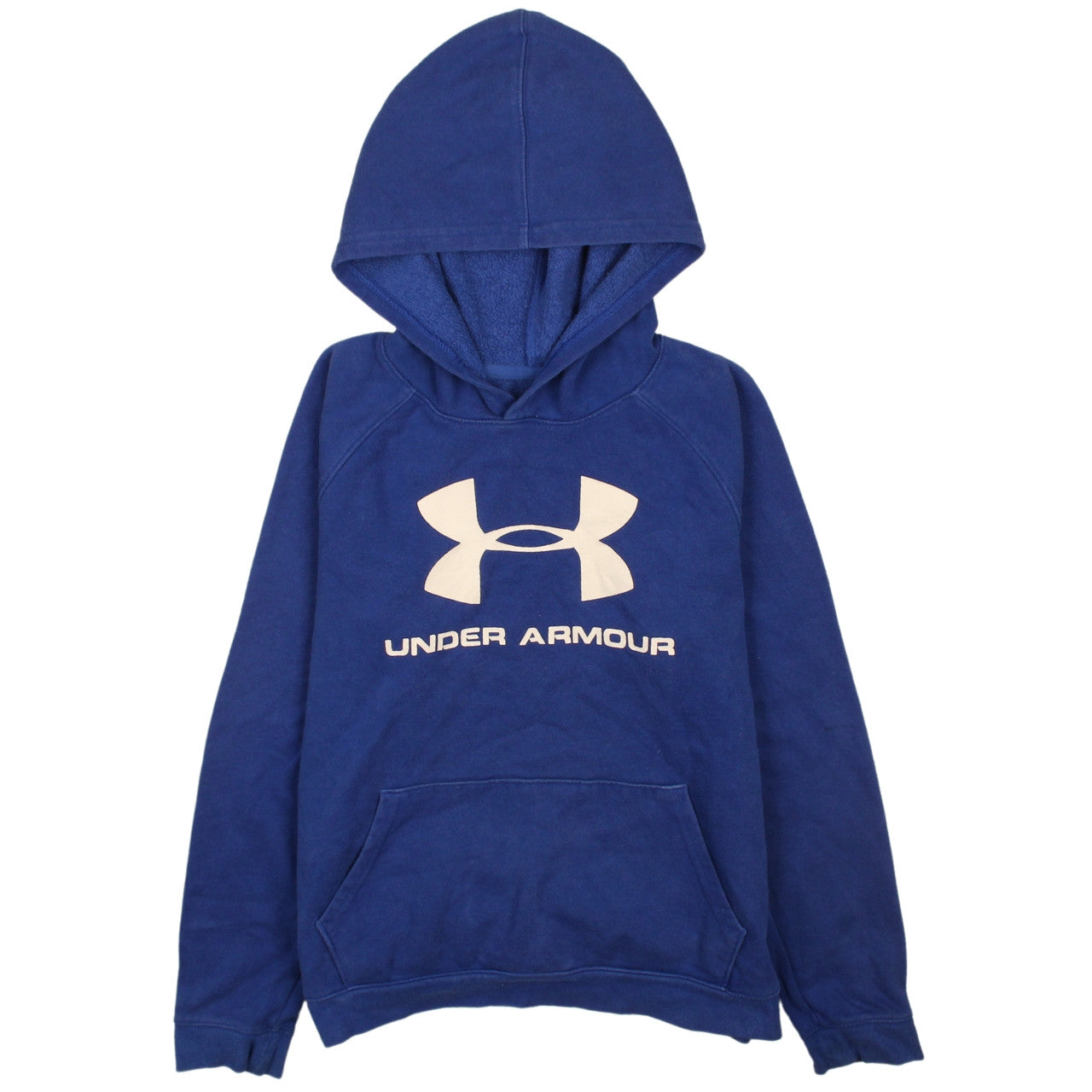 Under Armour Boys Blue XL Pullover Hoodie ColdGear Fleece Sweatshirt
