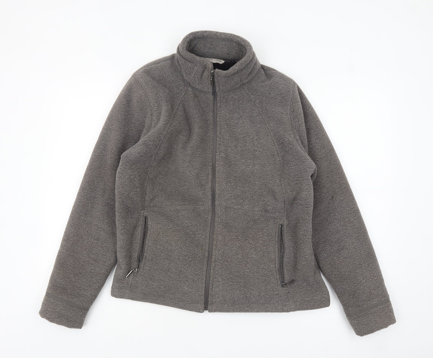 Marks and Spencer Women’s Grey Fleece Full Zip Jacket Size 16