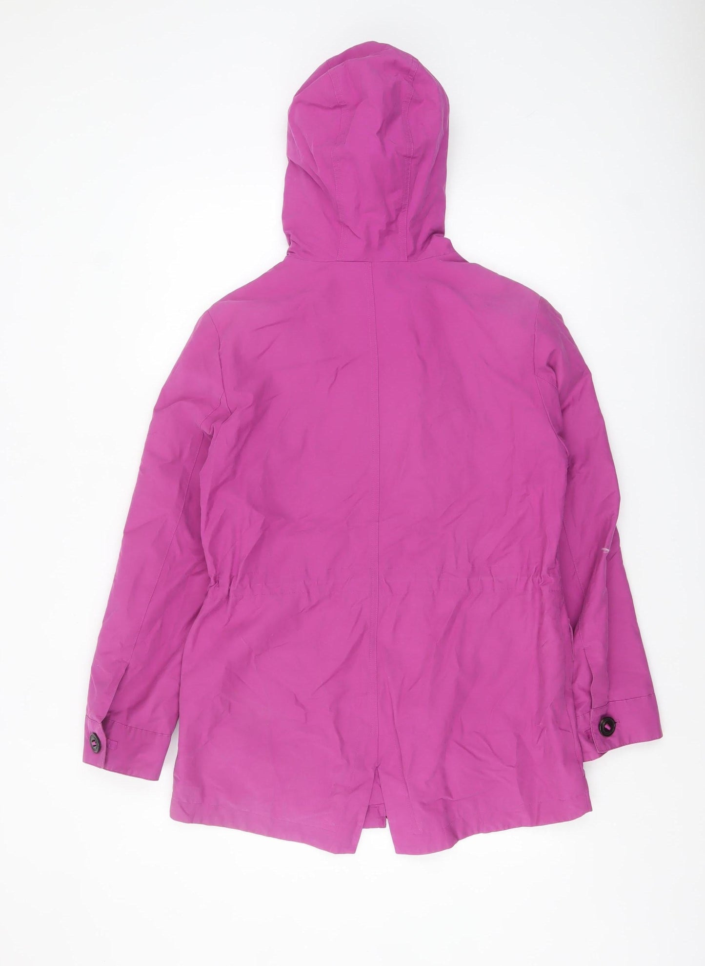 Marks and Spencer Women's Pink Hooded Parka Jacket Size 10