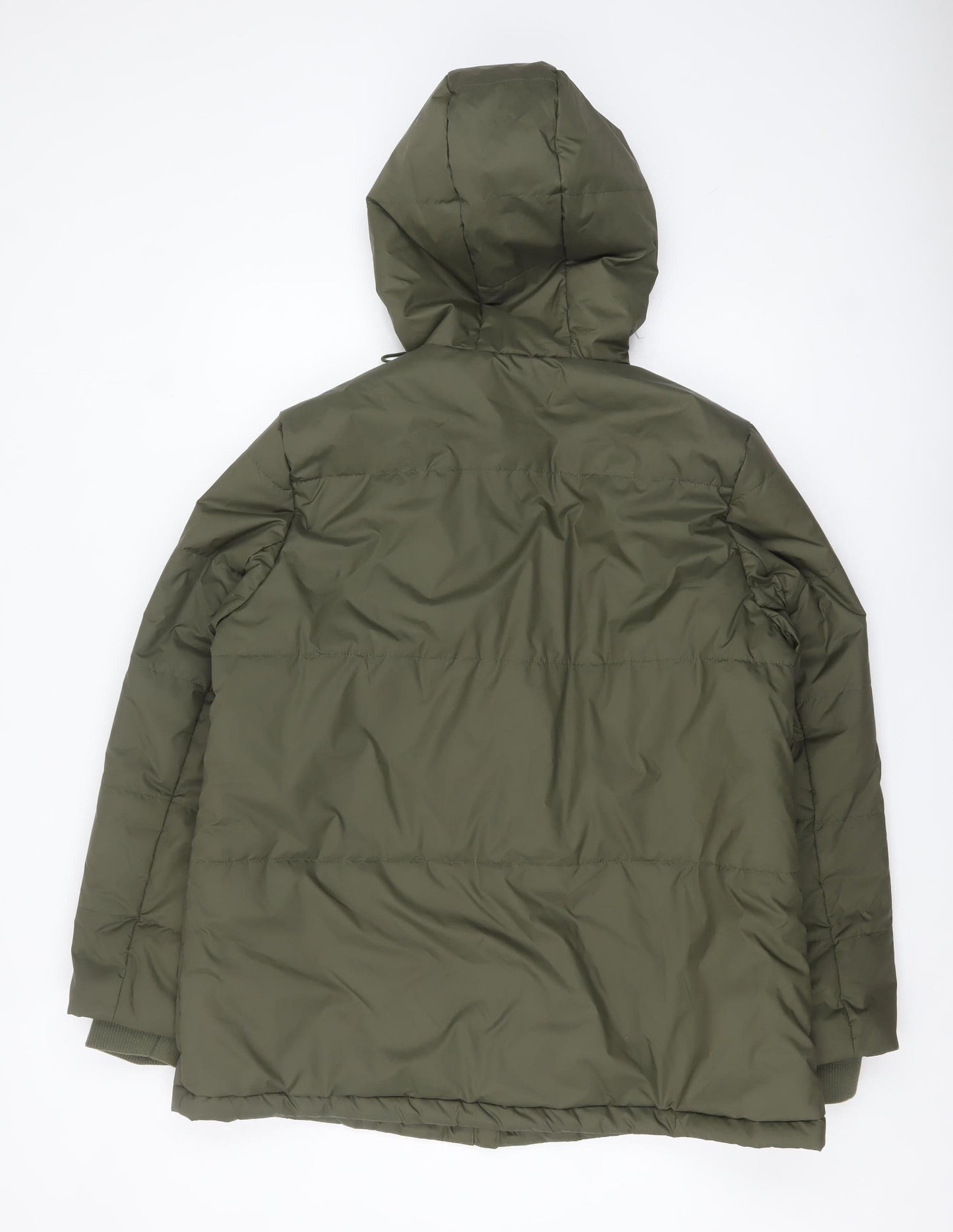bonprix Collection Women's Green Size 20 Hooded Puffer Jacket