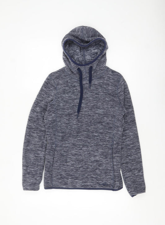 Peter Storm Women’s Blue Pullover Hoodie Size 8 Polyester Fleece