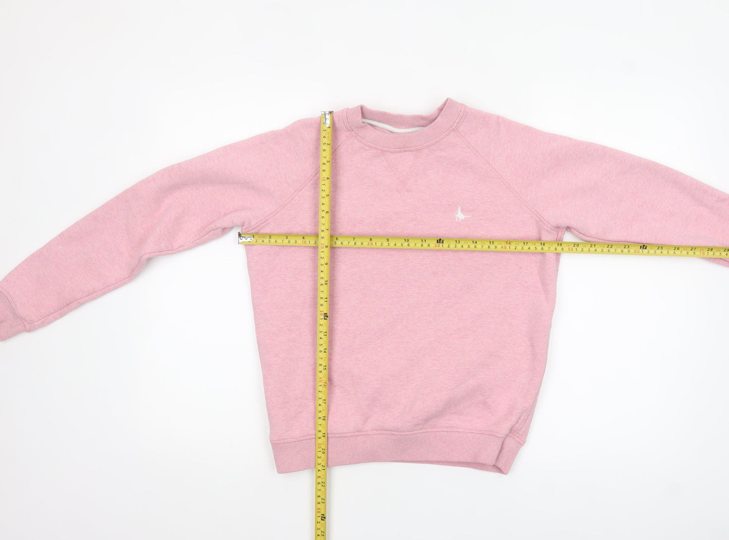 Jack Wills Womens Pink Crew Neck Pullover Sweatshirt Size UK 4