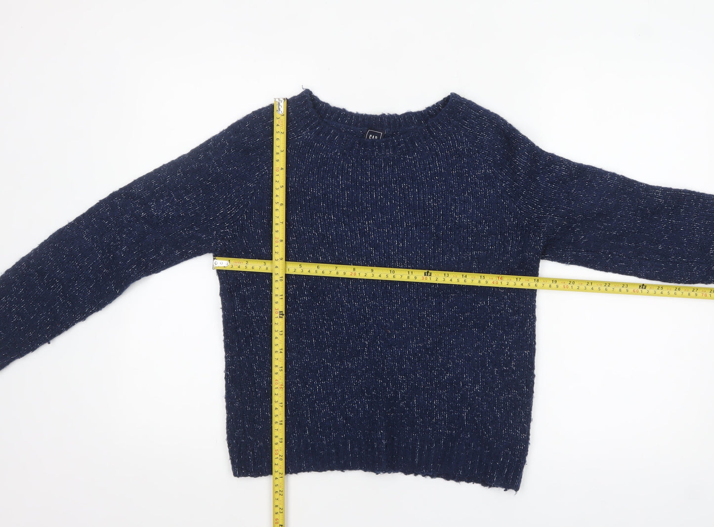 GAP Women’s Blue Chunky Knit Crew Neck Pullover Jumper XS