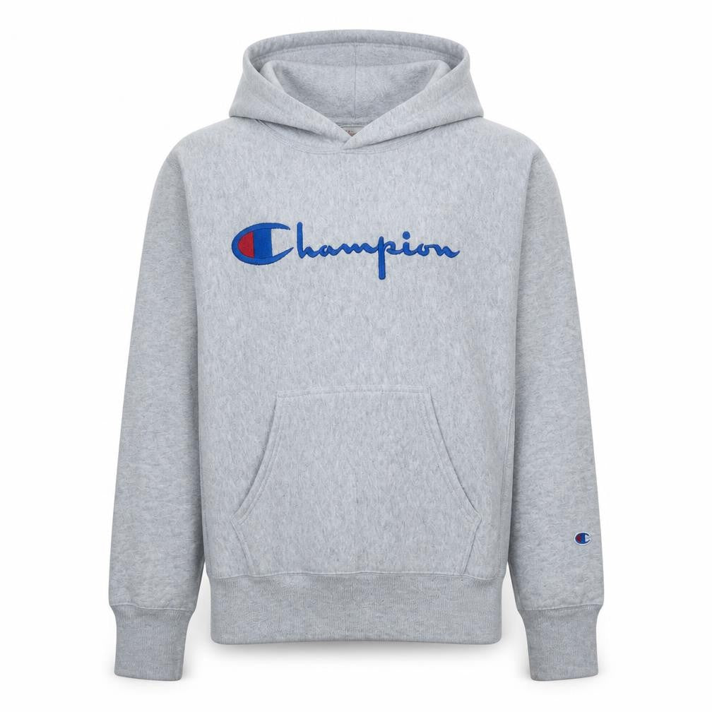 Champion Men's Grey Medium Reverse Weave Pullover Hoodie