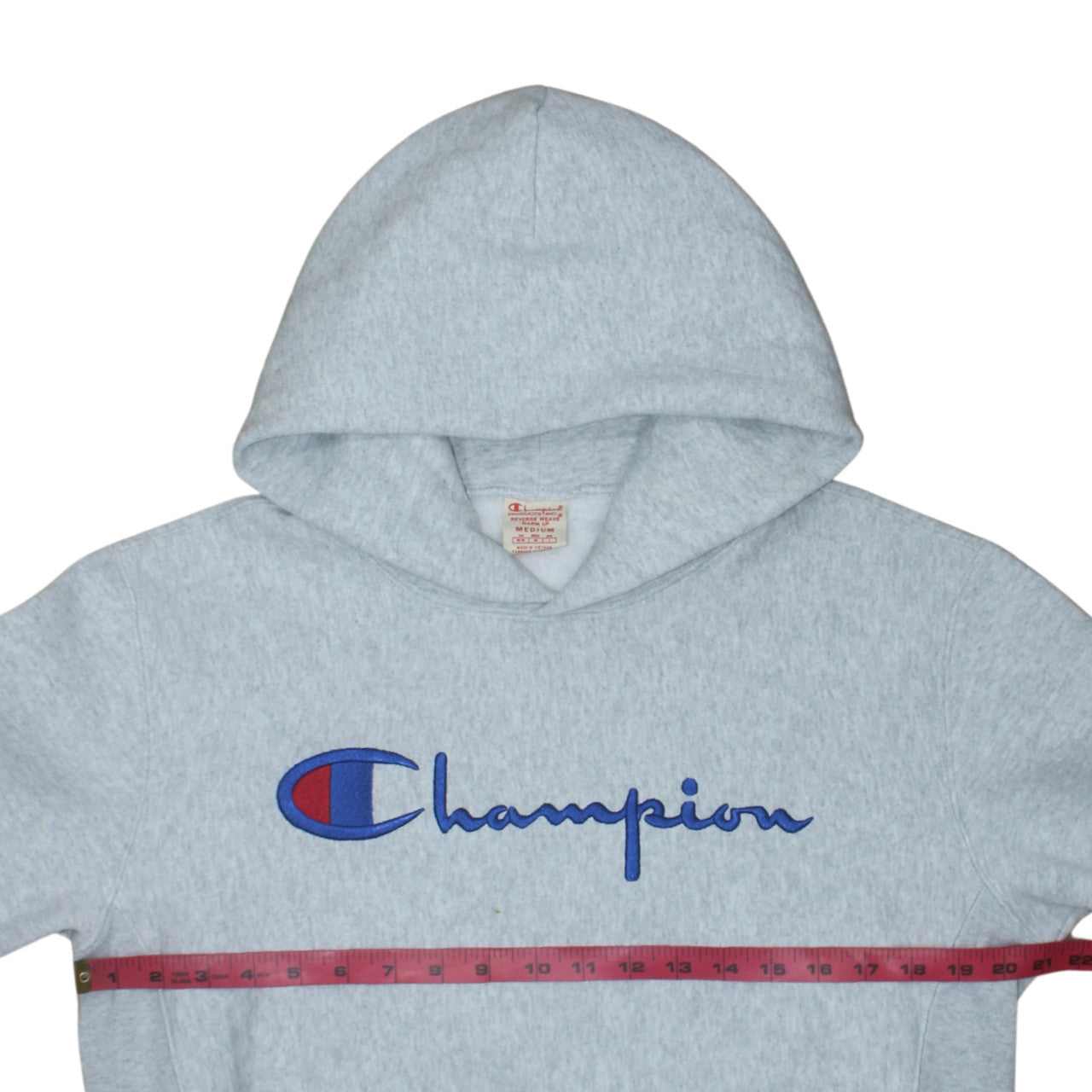Champion Men's Grey Medium Reverse Weave Pullover Hoodie