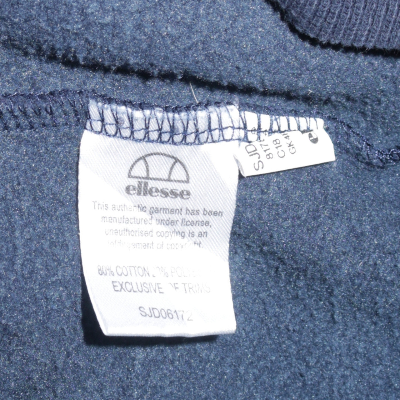 Ellesse Men's Blue Colour Block Pullover Hoodie Size S