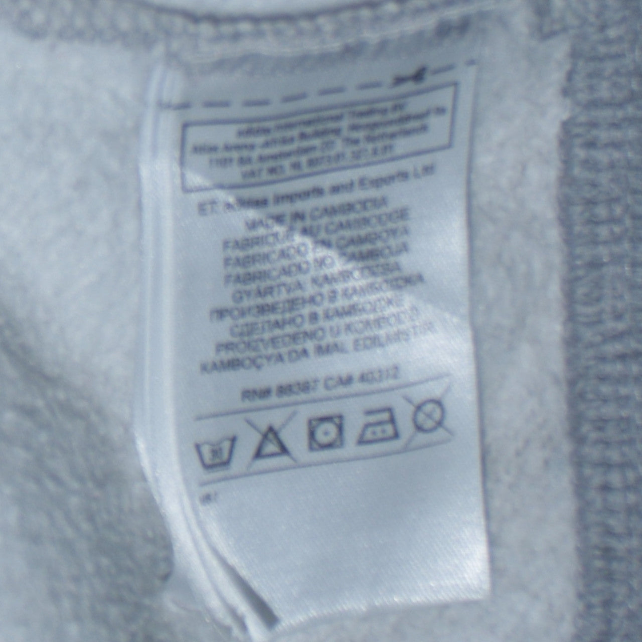 Adidas Originals Women Grey Full Zip Hoodie Size 12 Lined Hooded