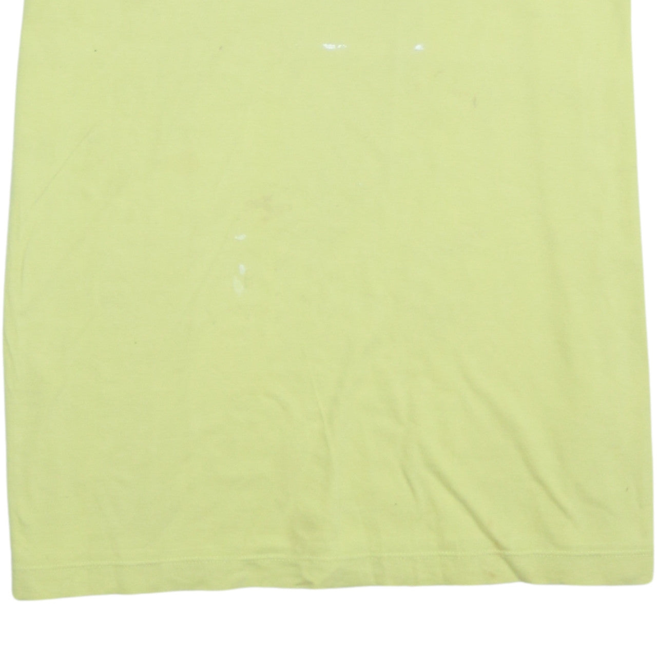 Nike Men's Yellow Crew Neck Short Sleeve Cotton T-Shirt M