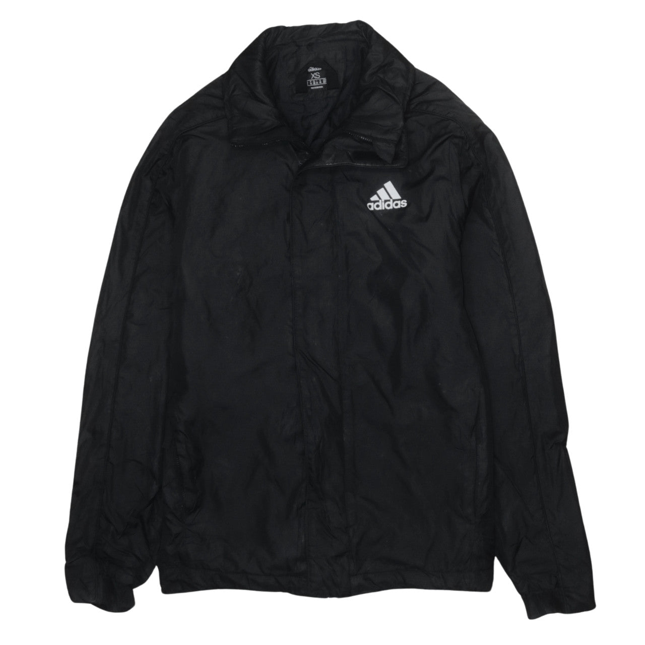 Adidas Men's Black XS Windbreaker Jacket Lightweight Activewear