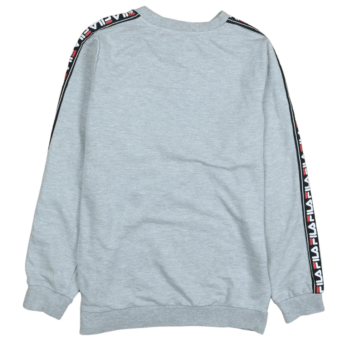 Fila Boys Grey Logo Pullover Sweatshirt 13-14 Years Long Sleeve Crew Neck