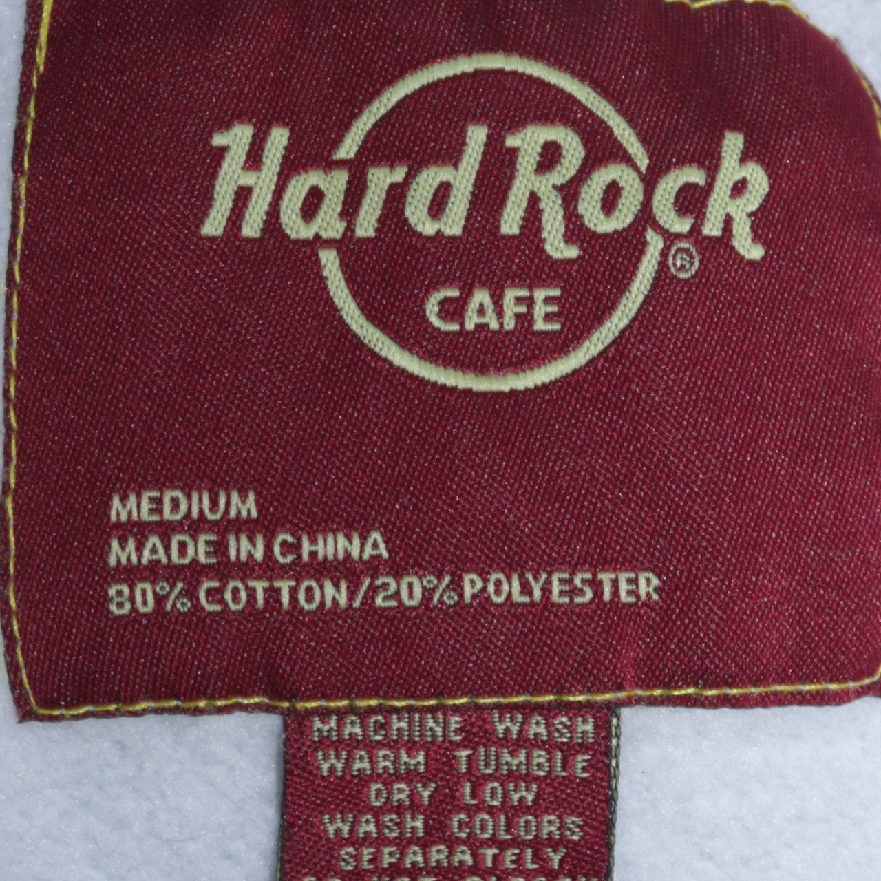 Hard Rock Cafe Women Grey Pullover Hoodie Medium Cotton Blend