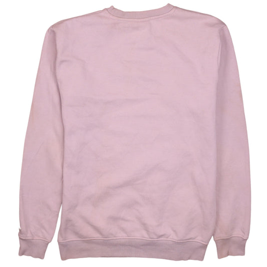 Fila Women Pink Crew Neck Pullover Sweatshirt Size M