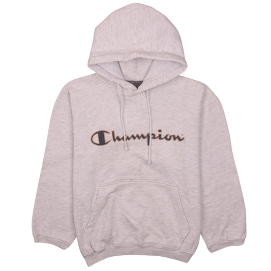 Champion Boys Grey Pullover Hoodie 11-12 Years Regular Fit Fleece