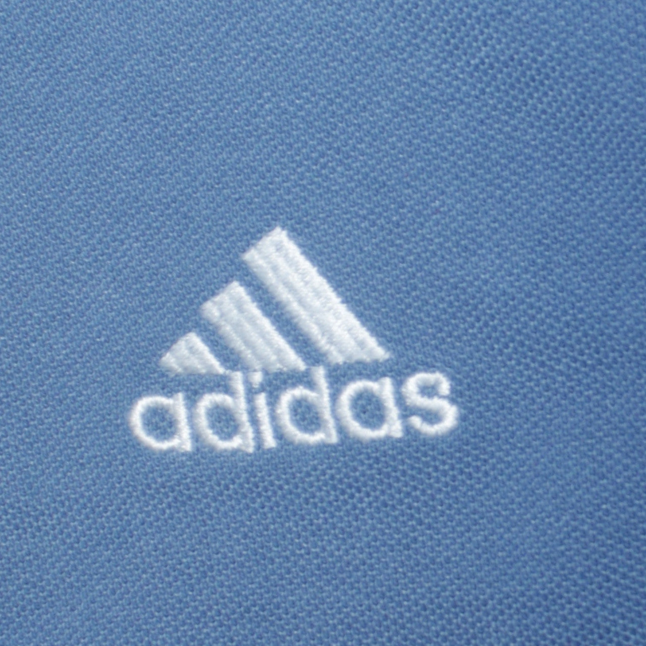 adidas Men's Blue Cotton Blend Polo Shirt Size M