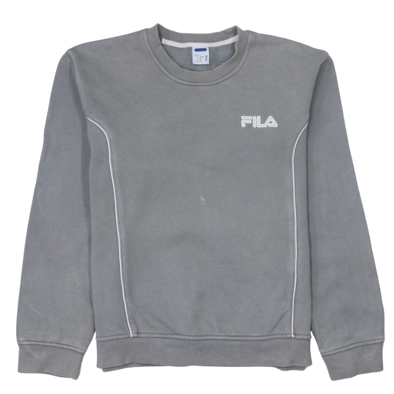 FILA Men's Grey Crew Neck Sweatshirt Size S Casual Pullover