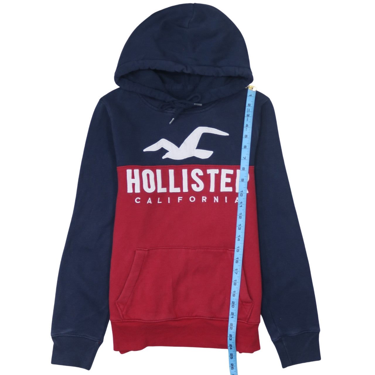 Hollister Men’s Multicoloured Pullover Hoodie S Logo Fleece
