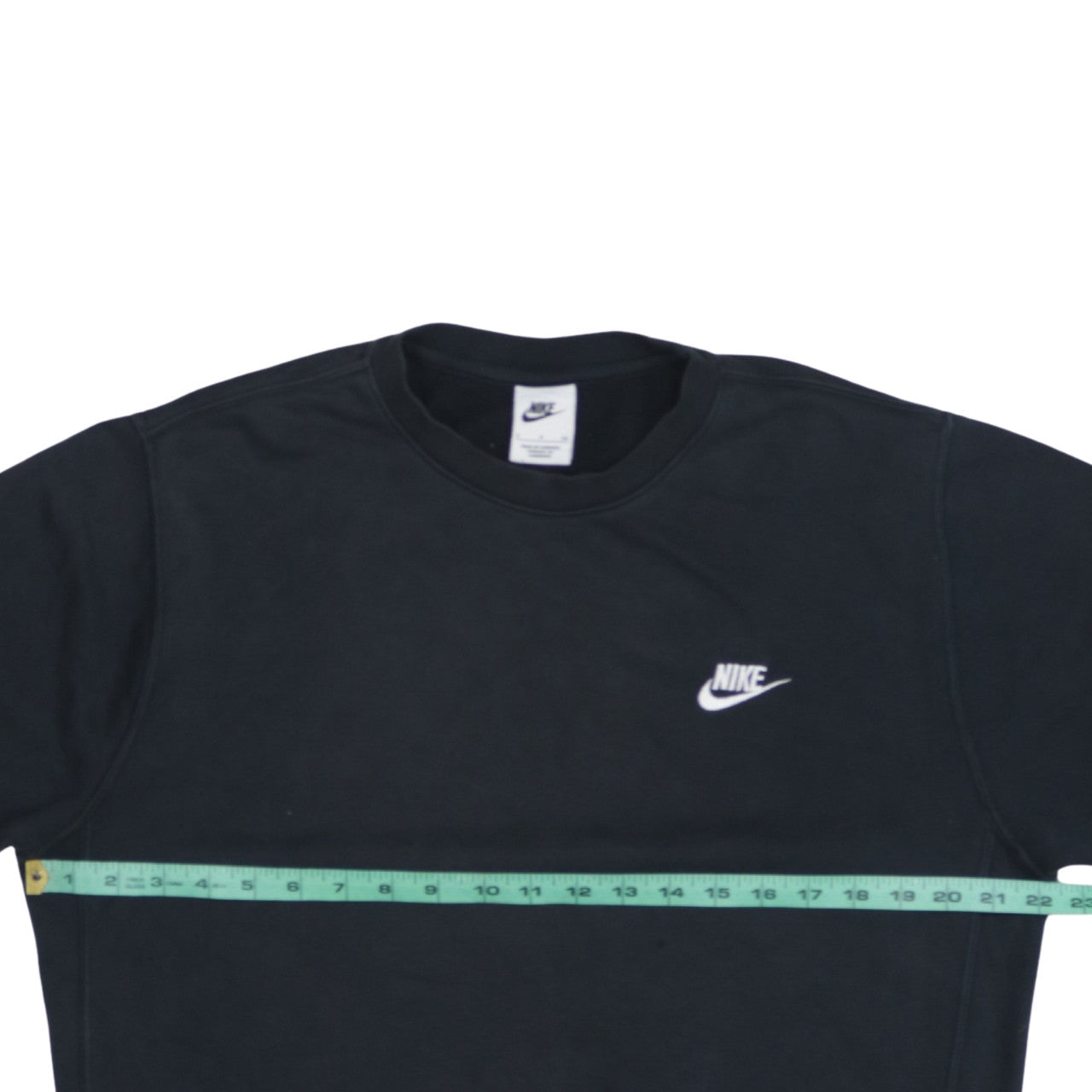 Nike Men's Black Small Pullover Crew Neck Fleece Sweatshirt