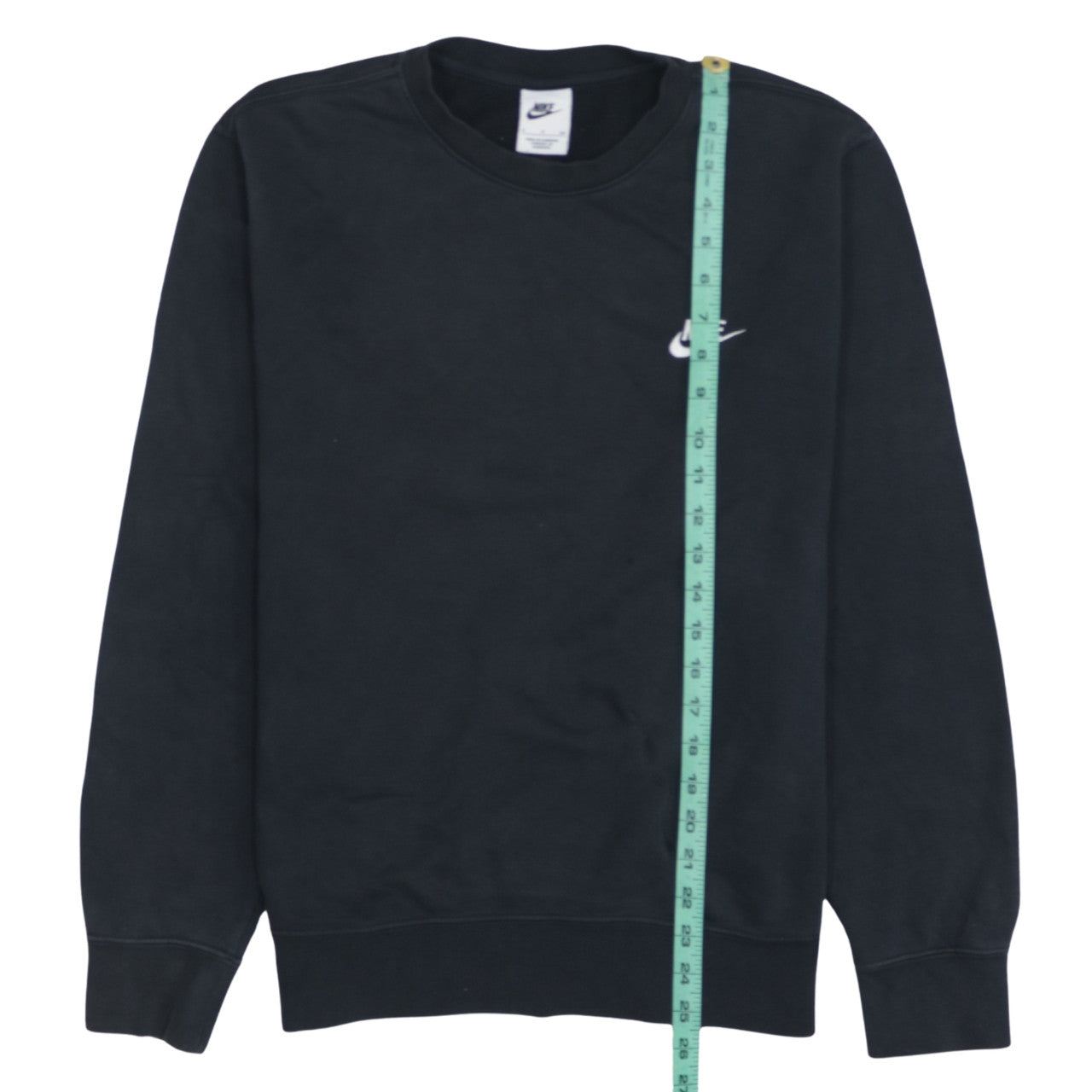 Nike Men's Black Small Pullover Crew Neck Fleece Sweatshirt